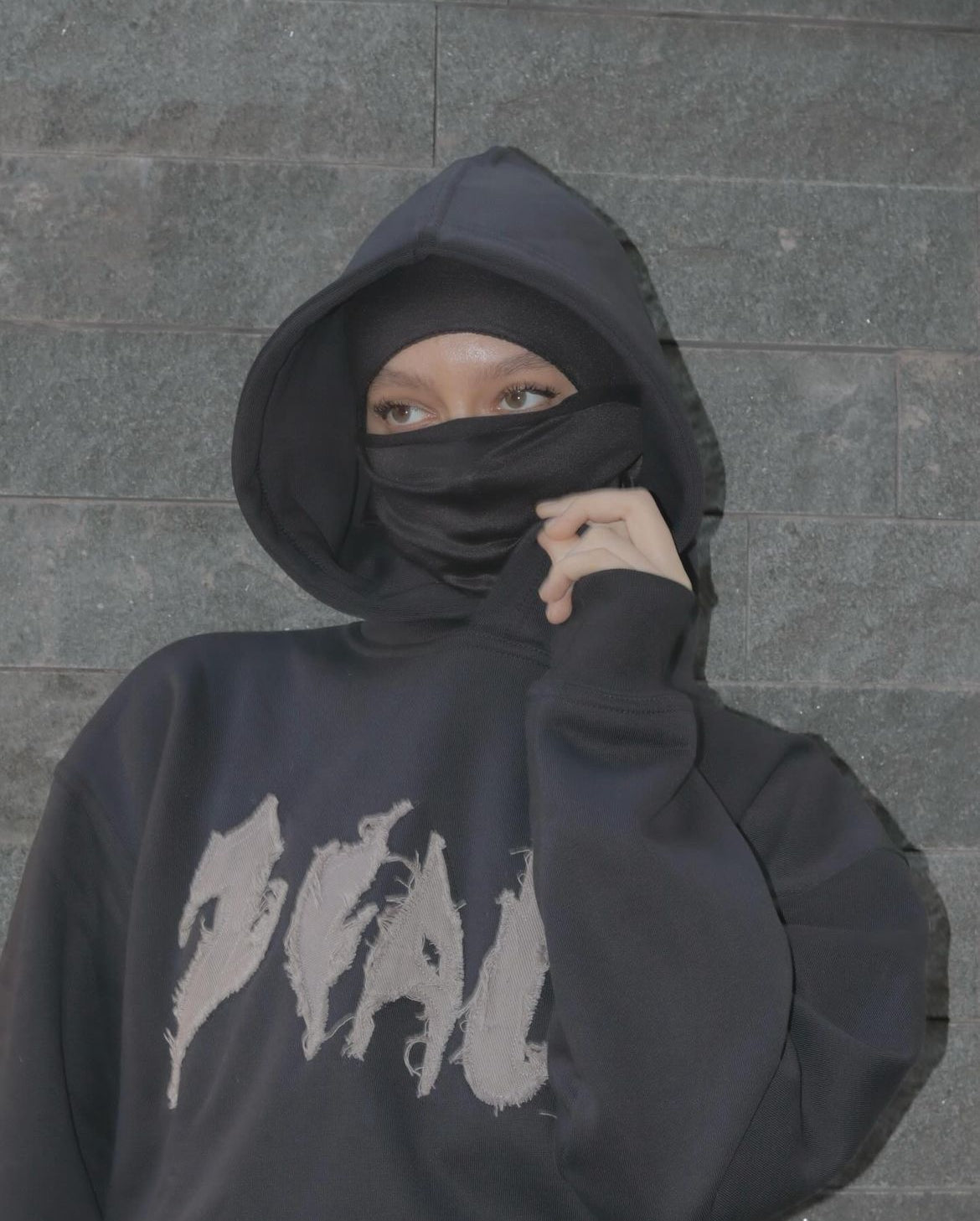 Distressed Tracksuit (Black)