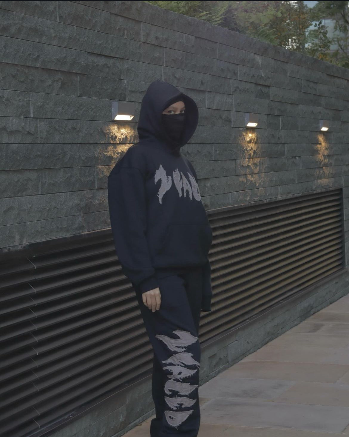 Distressed Tracksuit (Black)
