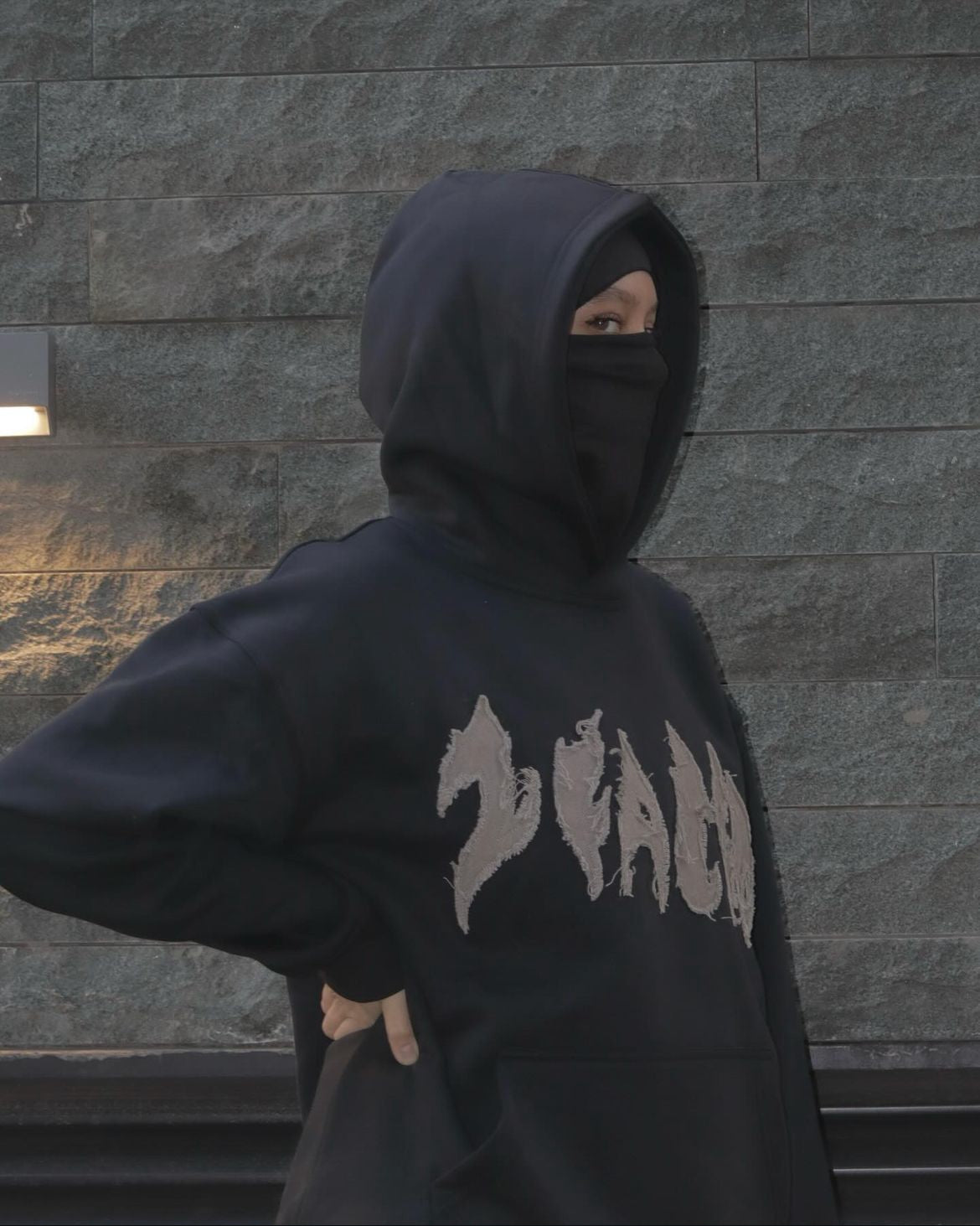 Distressed Tracksuit (Black)