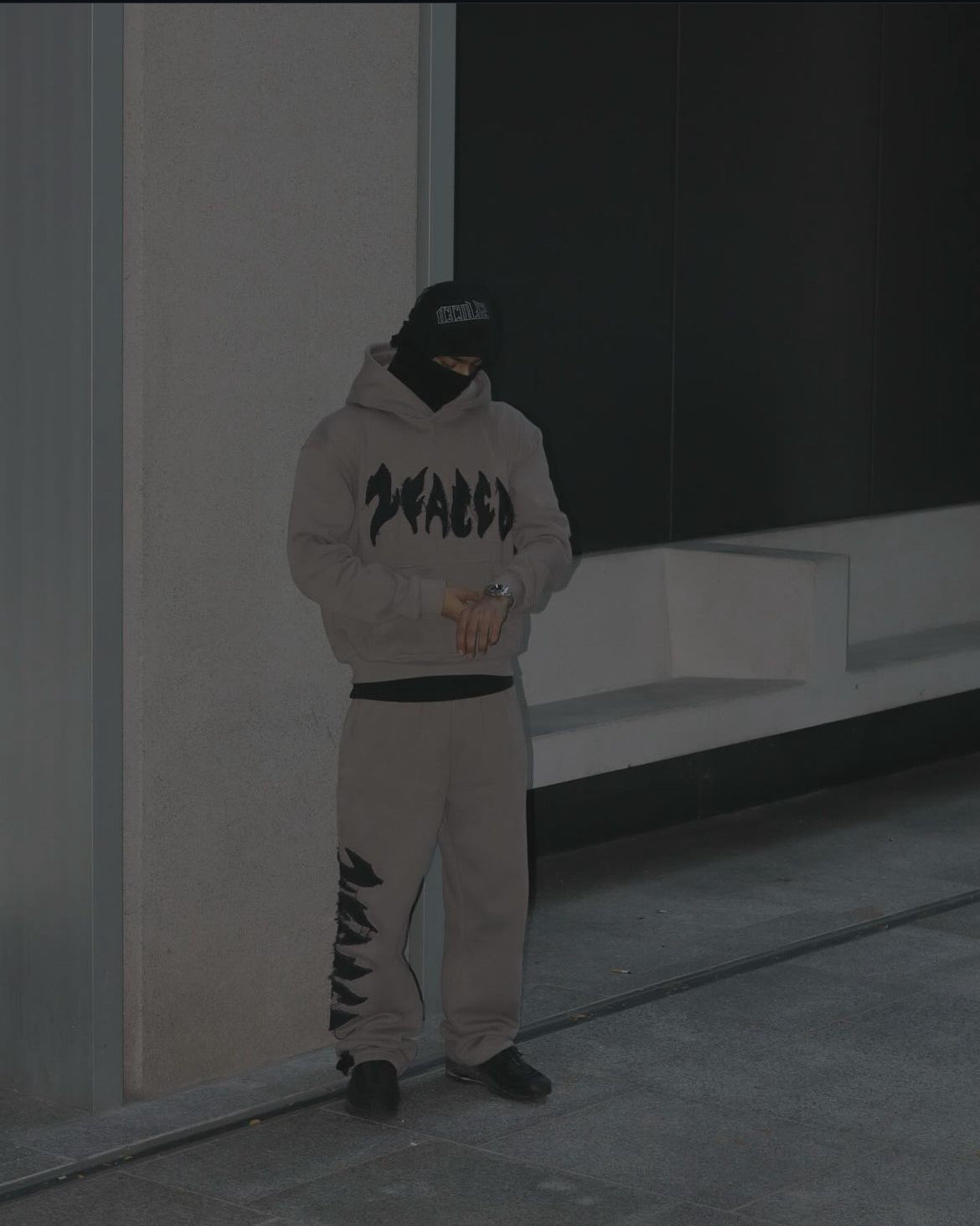 Distressed Tracksuit (Stone)